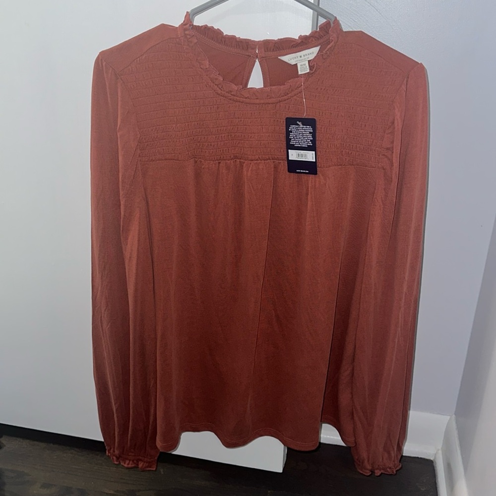 Burnt orange long sleeve